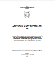 Atatürkün not defterleri - VII